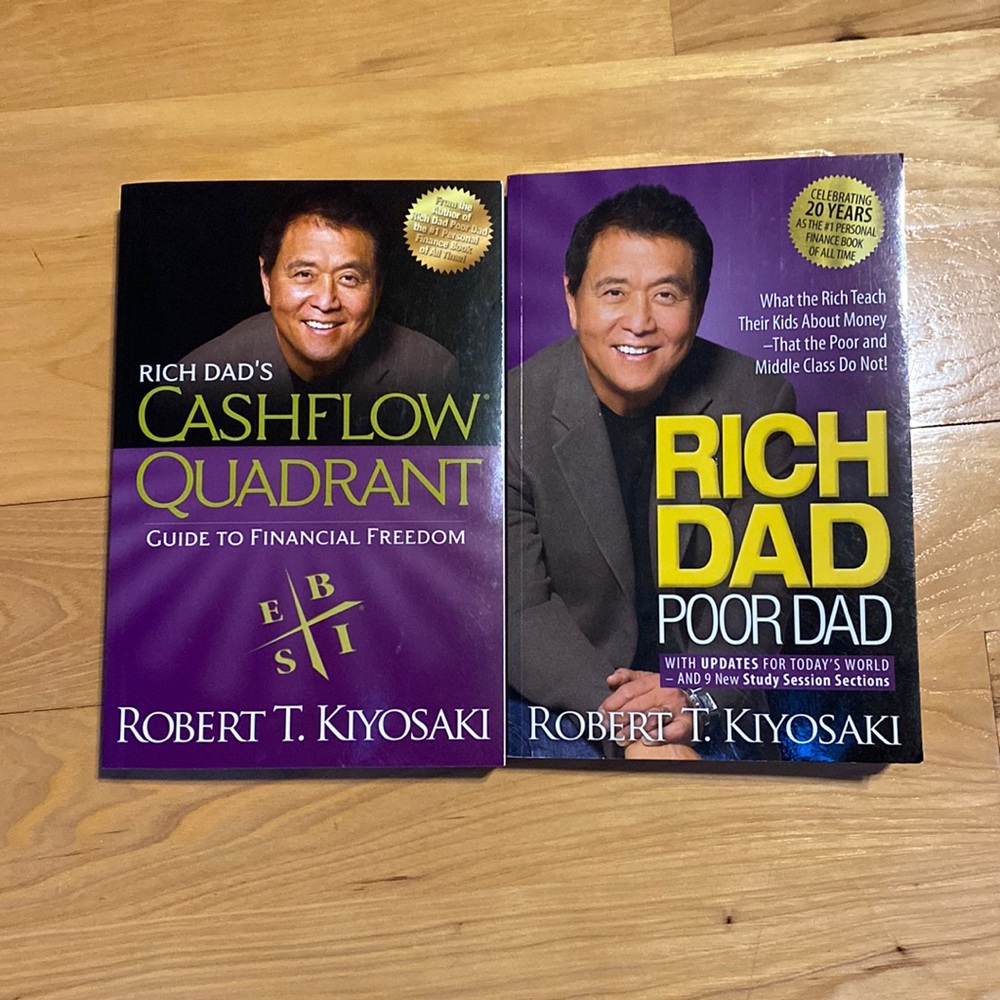 Rich Dad Poor Dad and Cashflow Quadrant book set